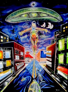 Jay-Z @ McDonalds - 50x64 - Oil on canvas - 2011