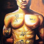 "Pac" by rEN - oil on canvas